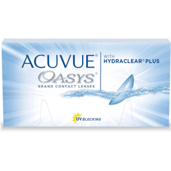 Image of Kontaktní čočky Acuvue Oasys with Hydraclear Plus Kontaktní čočky Acuvue Oasys s technologií Hydraclear Plus vytvářejí pohodlí pro oči a pomáhají jim zůstat vlhké po dlouhou dobu. Tyto jednorázové kontaktní čo