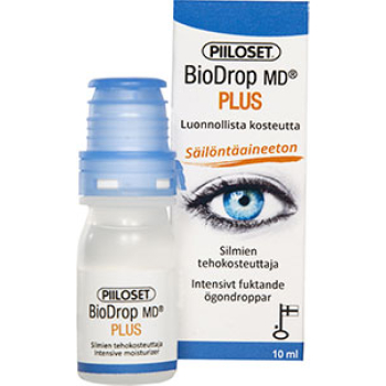 Image of BioDrop Plus Piiloset BioDrop MD Plus® 10 ml
Máme skvělou příležitost představit vám vylepšené kapky od předního Finského výrobce – Piiloset BioDrop MD Plus. Dvě složky vyvážené molekulovou hmotností – trehalóza a kyselina hyaluronov
